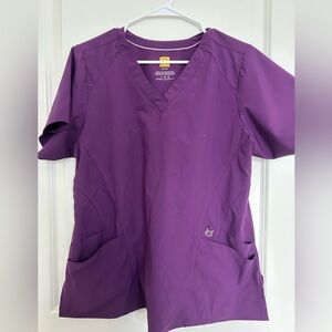 WonderWink Plus Size Women's Stylized V-Neck Top